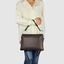 Cargar imagen en el visor de la galería, Italian Full-Grain Leather Shoulder Bag | Livorno