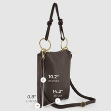 Cargar imagen en el visor de la galería, Italian Full-Grain Leather Shoulder Bag | Livorno