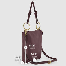 Cargar imagen en el visor de la galería, Italian Full-Grain Leather Shoulder Bag | Livorno