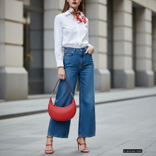 Cargar imagen en el visor de la galería, Italian Full-Grain Leather Shoulder Bag | Verona