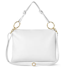 Cargar imagen en el visor de la galería, Italian Full-Grain Leather Shoulder Bag | Livorno