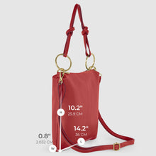 Cargar imagen en el visor de la galería, Italian Full-Grain Leather Shoulder Bag | Livorno