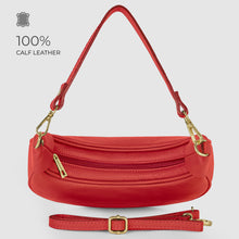 Cargar imagen en el visor de la galería, Italian Full-Grain Leather Shoulder Bag | Verona