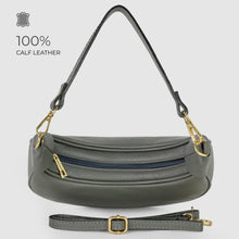 Cargar imagen en el visor de la galería, Italian Full-Grain Leather Shoulder Bag | Verona