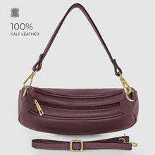 Cargar imagen en el visor de la galería, Italian Full-Grain Leather Shoulder Bag | Verona