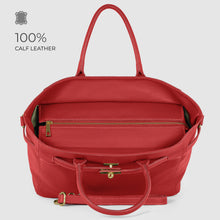 Cargar imagen en el visor de la galería, Italian Full-Grain Leather Top-Handle Bag | Cesena