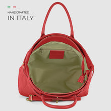 Cargar imagen en el visor de la galería, Italian Full-Grain Leather Top-Handle Bag | Cesena