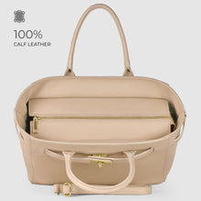 Cargar imagen en el visor de la galería, Italian Full-Grain Leather Top-Handle Bag | Cesena