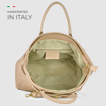Cargar imagen en el visor de la galería, Italian Full-Grain Leather Top-Handle Bag | Cesena