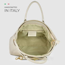 Cargar imagen en el visor de la galería, Italian Full-Grain Leather Top-Handle Bag | Cesena