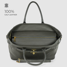 Cargar imagen en el visor de la galería, Italian Full-Grain Leather Top-Handle Bag | Cesena
