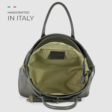 Cargar imagen en el visor de la galería, Italian Full-Grain Leather Top-Handle Bag | Cesena