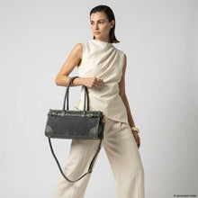 Load image into Gallery viewer, Italian Genuine Suede & Full-Grain Leather Shoulder Bag | Lodi