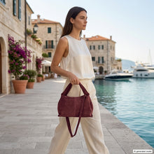 Cargar imagen en el visor de la galería, Italian Genuine Suede Shoulder Bag | Ferrara