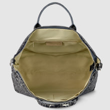 Load image into Gallery viewer, Italian Genuine Leopard-Print Metallic Suede Top-Handle Bag | Rimini