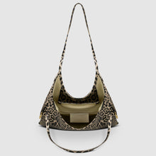 Cargar imagen en el visor de la galería, Italian Genuine Leopard-Print Metallic Suede Tote Bag | Catania