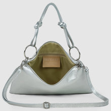 Cargar imagen en el visor de la galería, Italian Metallic Full-Grain Leather Shoulder Bag | Prato