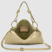 Cargar imagen en el visor de la galería, Italian Metallic Full-Grain Leather Shoulder Bag | Prato