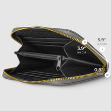 Charger l'image dans la galerie, Italian Metallic Full-Grain Leather Wallet | Ancona