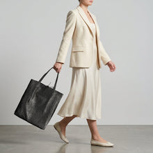 Cargar imagen en el visor de la galería, Italian Genuine Metallic Suede Tote Bag | Pisa
