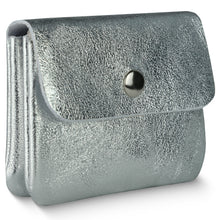 Cargar imagen en el visor de la galería, Italian Genuine Metallic Suede Wallet | Assisi
