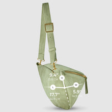 Load image into Gallery viewer, Italian Genuine Suede Crossbody Bag | Genova