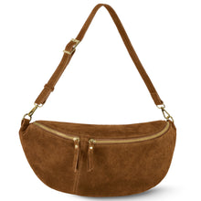 Load image into Gallery viewer, Italian Genuine Suede Crossbody Bag | Genova