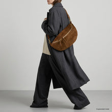Load image into Gallery viewer, Italian Genuine Suede Crossbody Bag | Genova