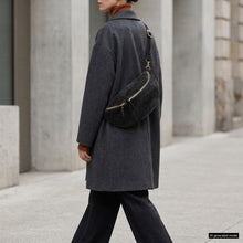 Load image into Gallery viewer, Italian Genuine Suede Crossbody Bag | Genova