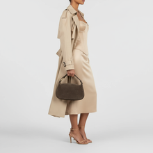 Cargar imagen en el visor de la galería, Italian Genuine Suede & Full-Grain Leather Crossbody Bag | Cremona