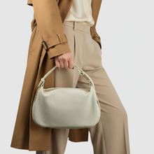 Cargar imagen en el visor de la galería, Italian Genuine Suede & Full-Grain Leather Crossbody Bag | Cremona