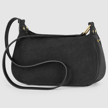 Cargar imagen en el visor de la galería, Italian Genuine Suede & Full-Grain Leather Crossbody Bag | Cremona