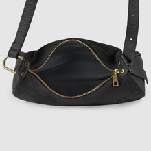 Cargar imagen en el visor de la galería, Italian Genuine Suede & Full-Grain Leather Crossbody Bag | Cremona