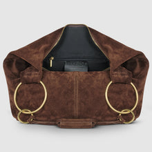Cargar imagen en el visor de la galería, Italian Genuine Suede Hobo Bag | Belluno