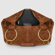 Cargar imagen en el visor de la galería, Italian Genuine Suede Hobo Bag | Belluno