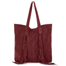 Load image into Gallery viewer, Italian Genuine Suede Tote Bag | Como