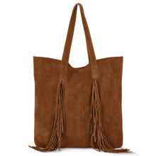 Load image into Gallery viewer, Italian Genuine Suede Tote Bag | Como