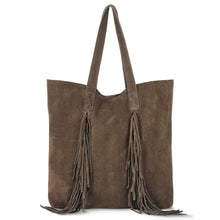Load image into Gallery viewer, Italian Genuine Suede Tote Bag | Como