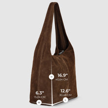 Charger l'image dans la galerie, Italian Genuine Suede Hobo Bag | Palermo