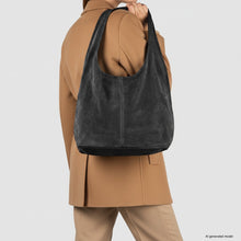 Charger l'image dans la galerie, Italian Genuine Suede Hobo Bag | Palermo