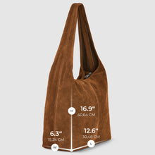 Charger l'image dans la galerie, Italian Genuine Suede Hobo Bag | Palermo