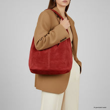Charger l'image dans la galerie, Italian Genuine Suede Hobo Bag | Palermo