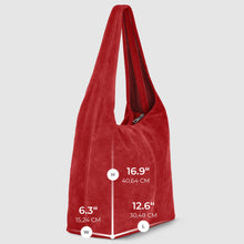 Charger l'image dans la galerie, Italian Genuine Suede Hobo Bag | Palermo
