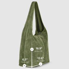 Charger l'image dans la galerie, Italian Genuine Suede Hobo Bag | Palermo