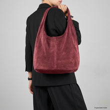 Charger l'image dans la galerie, Italian Genuine Suede Hobo Bag | Palermo