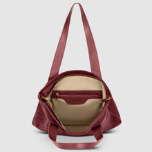 Load image into Gallery viewer, Italian Genuine Suede & Full-Grain Leather Tote Bag | Varese