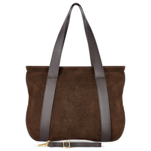 Load image into Gallery viewer, Italian Genuine Suede & Full-Grain Leather Tote Bag | Varese