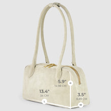 Load image into Gallery viewer, Italian Genuine Suede Shoulder Bag | Pavia