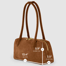 Load image into Gallery viewer, Italian Genuine Suede Shoulder Bag | Pavia
