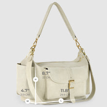 Cargar imagen en el visor de la galería, Italian Genuine Suede Shoulder Bag | Sondrio